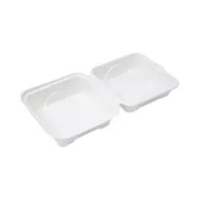Ep-hc6 Eco-products Renewable And Compostable Sugarcane Clamshells 6 X 3