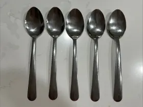 Edward Don & Co. Don10 Vintage Mcm And Silverware 5 Tablepoons Set