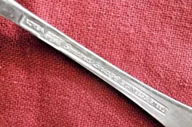 20950 Ekco Eterna Stainless 3 Soup Spoons Concord Bridge Pattern 7 1/8 Inch #3