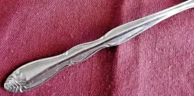 21011 Ekco Eterna Stainless 3 Soup Spoons Mayflower Pattern 7 1/8 Inch #21011 #2