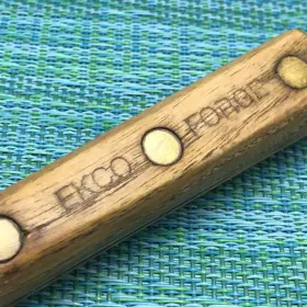 G7503 Ekco Forge Vtg Paring Peeling Kitchen Knife 3 Inch Blade Wood Handle Usa #3