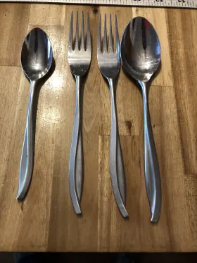 Eps17 Epic Custom Stainless Japan Flatware Mcm Soup Tea Spoon Dinner Fork Rare