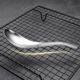 Ercrysto 736950150068 Stainless Steel Spoon Soup Coffee Desert Etc. Light Weight #3