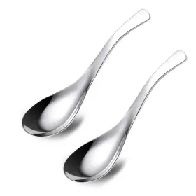 Ercrysto 736950150068 Stainless Steel Spoon Soup Coffee Desert Etc. Light Weight