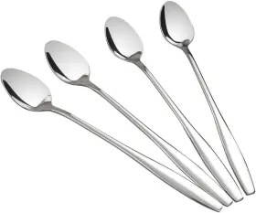 8541930858 Ers 7.5-inch Ice Tea Spoons Stainless Steel Long Handle Stirring 12 Pieces