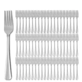 Esepony 445047527500 7.1 Inch Stainless Steel Silverware Dinner Forks With Dishwasher Safe For Home K