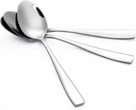 2215-ds-12 Eslite 12-piece Large Stainless Steel Dinner Spoons 8 Inches #3