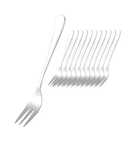 156-121 Esmeyer Sylvia Cake Fork Set 18/0 Stainless Steel Polished 12 Piece