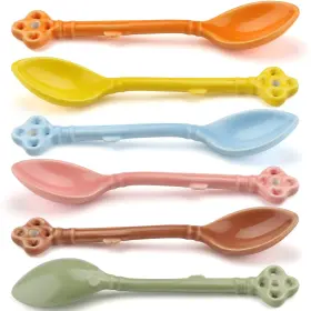 Evannt 659446711096 Small Coffee Spoons Ceramic Espresso Set Of 6 Demitasse For Cof