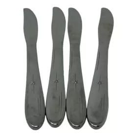 Evr1 Everlasting 4 Stainless Atomic Star Flatware Solid Handle Dinner Knives 8 Inch #2