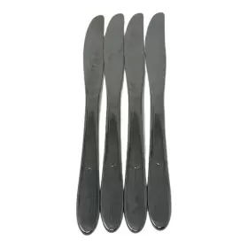 Evr1 Everlasting 4 Stainless Atomic Star Flatware Solid Handle Dinner Knives 8 Inch #3