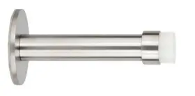 I-128-bad Evi Herrajes Adhesive Door Stop For Wall Mounting Length 3 5 Inch Stainless Steel White