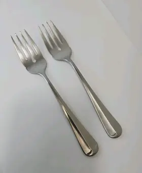 Excel 2229 Stainless Steel 2ea Salad Forks Brookfield Pattern Korea 18/10