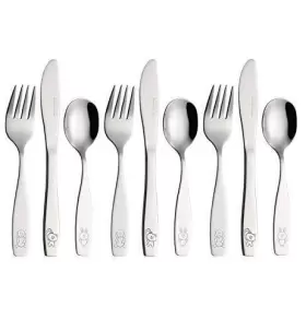 Wf850 Exerz Limited Childrens Flatware Kids Silverware/toddler Utensils 3 X Forks Safe 9pcs #2