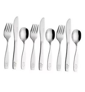 Wf850 Exerz Limited Childrens Flatware Kids Silverware/toddler Utensils 3 X Forks Safe 9pcs