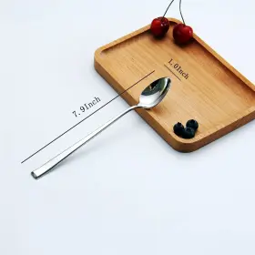 Faderic 972548252644 Iced Tea Spoon 8 Pcs Stirring Spoons 18/10 Stainless Steel Mixing 7.9-i #2