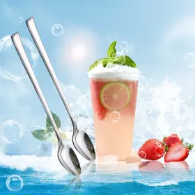 Faderic 972548252644 Iced Tea Spoon 8 Pcs Stirring Spoons 18/10 Stainless Steel Mixing 7.9-i #3