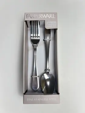Farberware 810102572684 Majestic 12 Pieces 6 Tablespoons Dinner Forks Fine Stainless Steel