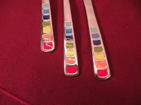 Fiesta 719978988615 Kids Childrens Set Celebration Flatware Stainless Fork Knife Spoon #3