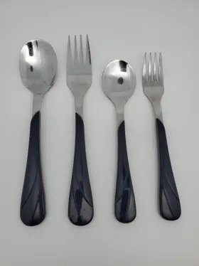 996107 Fiesta Fiestaware Blue Flatware 4pc Place Setting