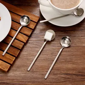 Findtop 931234780588 Pack Of 8 Stainless Steel Espresso Spoons Mini Teaspoons Set For Coffee Bri #2