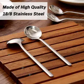 Findtop 931234780588 Pack Of 8 Stainless Steel Espresso Spoons Mini Teaspoons Set For Coffee Bri #3