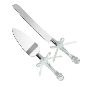 Fishbone 732767671550 Stainless Steel Wedding Cake Knife And Server Set With Elegant Design - Perfect