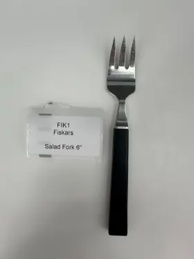 Fik1 Fiskars By Finland Stainless Flatware Black Handle - Choose Your Piece