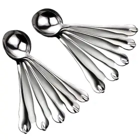 Cominhkg126117 Fivoendar Large Soup Spoons Stainless Steel Restaurant And Hotel Quality Round