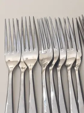 1.5.622.00.012 Fortessa Grand City 18/10 Stainless Mirrored Finish Flatware Salad Dessert Fork #3