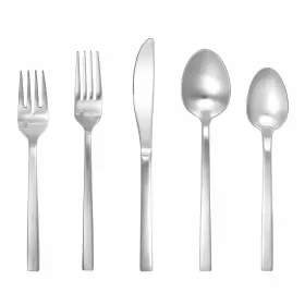 1.5b.165.00.027 Fortessa Arezzo 18/10 Stainless Steel Flatware Serving Spoon 9.3 Inch Brushed #3