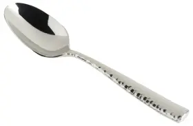 Fortessa 15102fc011 Lucca Faceted 18/10 Stainless Steel Flatware Dessert/oval Soup Spoon Set Of 12