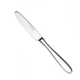 1562200015 Fortessa Grand City 18/10 Stainless Steel Flatware Solid Handle Dessert Knife Set Of 12