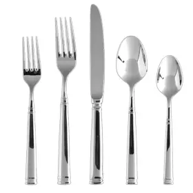 5pps-130-05 Fortessa Bistro 18/10 Stainless Steel Flatware 5 5-piece Polished