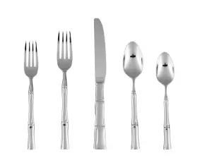 5pps12720pc Fortessa Royal Pacific 18/10 Stainless Steel Flatware 20 Piece Place Setting Polished
