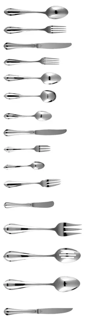 Fortessa 646292121001 Forge 18/10 Stainless Steel Flatware Serving Spoon 10-inch #3
