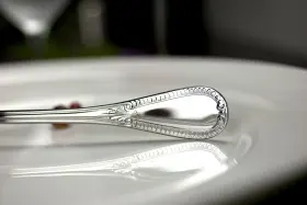 Fortessa 646292210262 Savoy 18/10 Stainless Steel Flatware Serving Fork #2