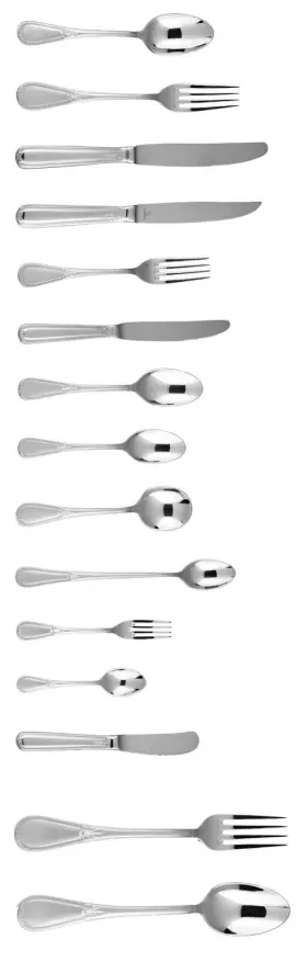 Fortessa 646292210262 Savoy 18/10 Stainless Steel Flatware Serving Fork #3