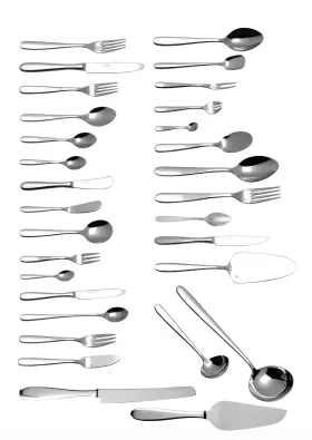 Fortessa 646292662252 Grand City 18/10 Stainless Steel Flatware 11.8-inch Soup Ladle Large #3