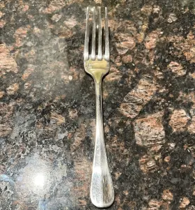 9947045 Fortessa Voletta Salad Fork 18/10 Logo Stamp 7.25 Inch Long Flatware Replacement #3