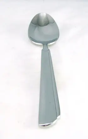 Ftu31 Fortunoff Stainless Steel Oval Soup Spoon S