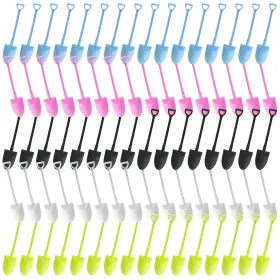 Mc17857 Framendino 120 Pack Colorful Disposable Mini Shovel Spoons Plastic For Dessert Ice Cre