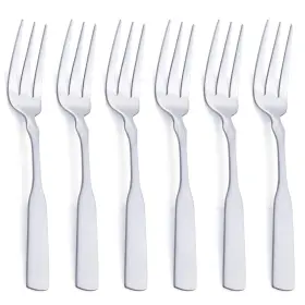 Kf2028-s3 Fullyware 3-tine Fork Stainless Steel 7.6 Inch Dinner Silverware Metal Cocktail D