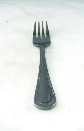 Glq1 Galleria Stainless Steel Beaded Salad Fork