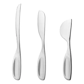 Georg Jensen 705145170001 Alfredo By Stainless Steel Cheese Knife Set 3 Piece - Nib