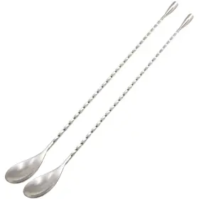 Gfdesign 728458515210 15.7 Inch Extra Long Cocktail Mixing Spoon Set Food-grade 18/8 Stainless Steel St