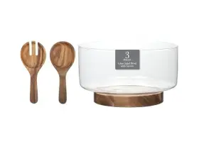 Gibson Elite 085081698902 Wildgreens Large Glass Salad B