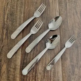 Gia38 Gibson 2 Place / Soup Spoon Dinner Fork 1 Salad Mcm #2