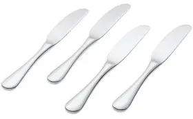 Ginkgo 079914250177 International Firenze Stainless Steel Butter Spreaders Set Of 4