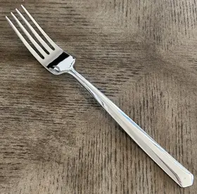 Ginkgo 57005-3 New Helmick Collection Roberto 18/10 Stainless 7-7/8 Inch Dinner Fork